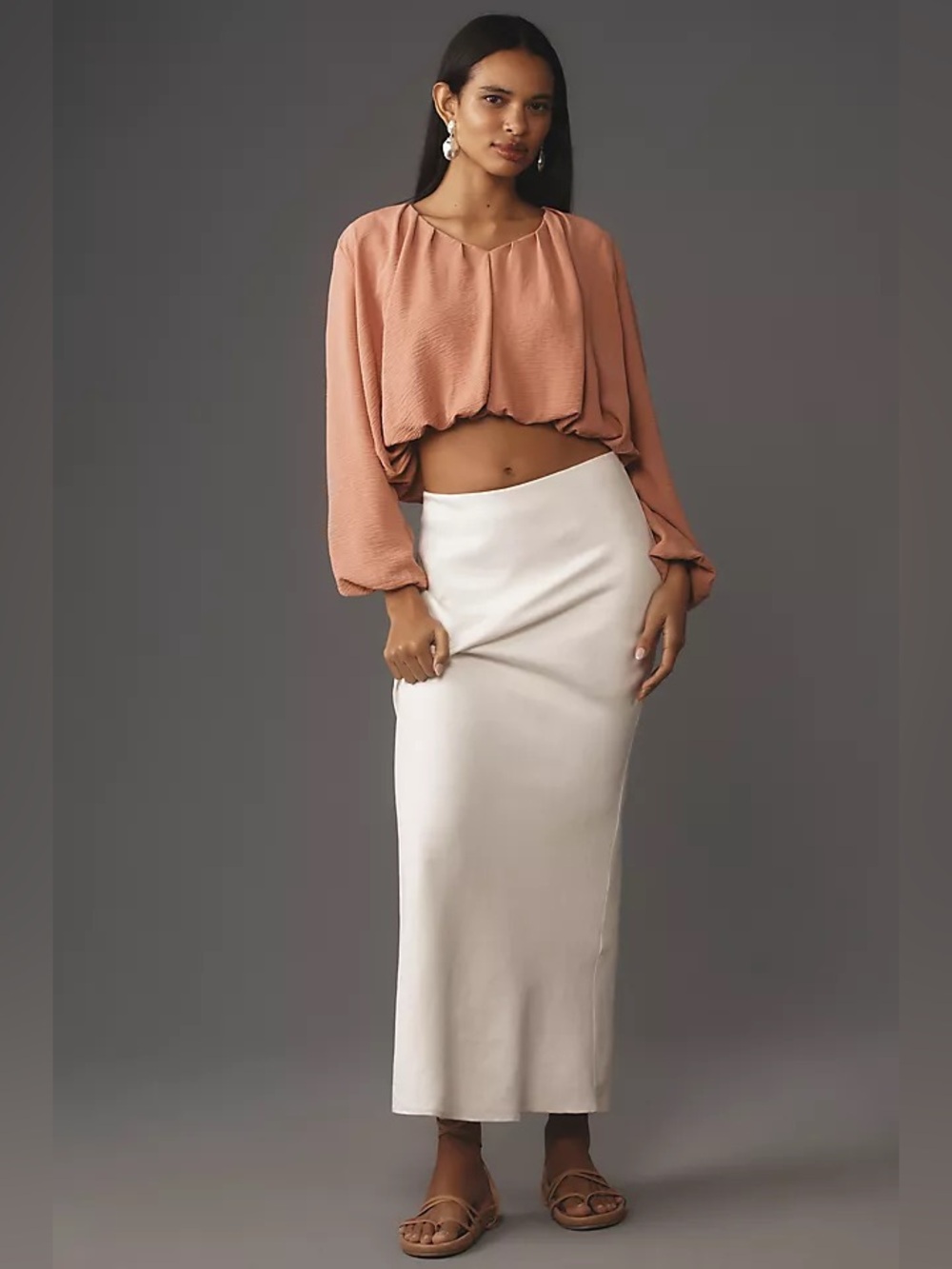 bishop + young Bubble Hem Top - Size Small